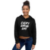 Every Damn Day Crop Hoodie - Image 2