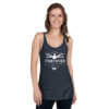 Classic Logo Women's Racerback Tank - White - Fortified Fitness AZ - Image 3