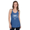 Classic Logo Women's Racerback Tank - White - Fortified Fitness AZ