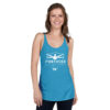 Classic Logo Women's Racerback Tank - White - Fortified Fitness AZ - Image 5
